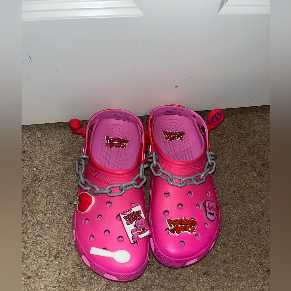 Limited Edition Franken Berry Crocs